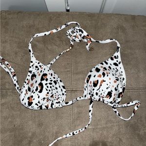 Victoria’s Secret animal print bikini top size small